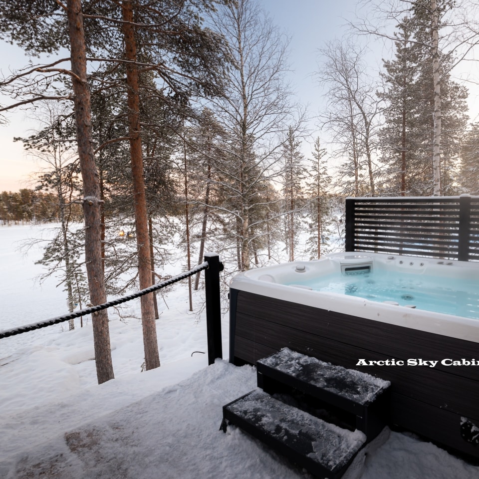 Arctic Sky Cabin Jacuzzi